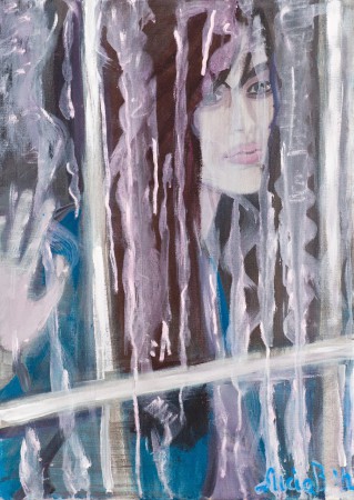 L'attesa, Acrilico su tela. 2012.